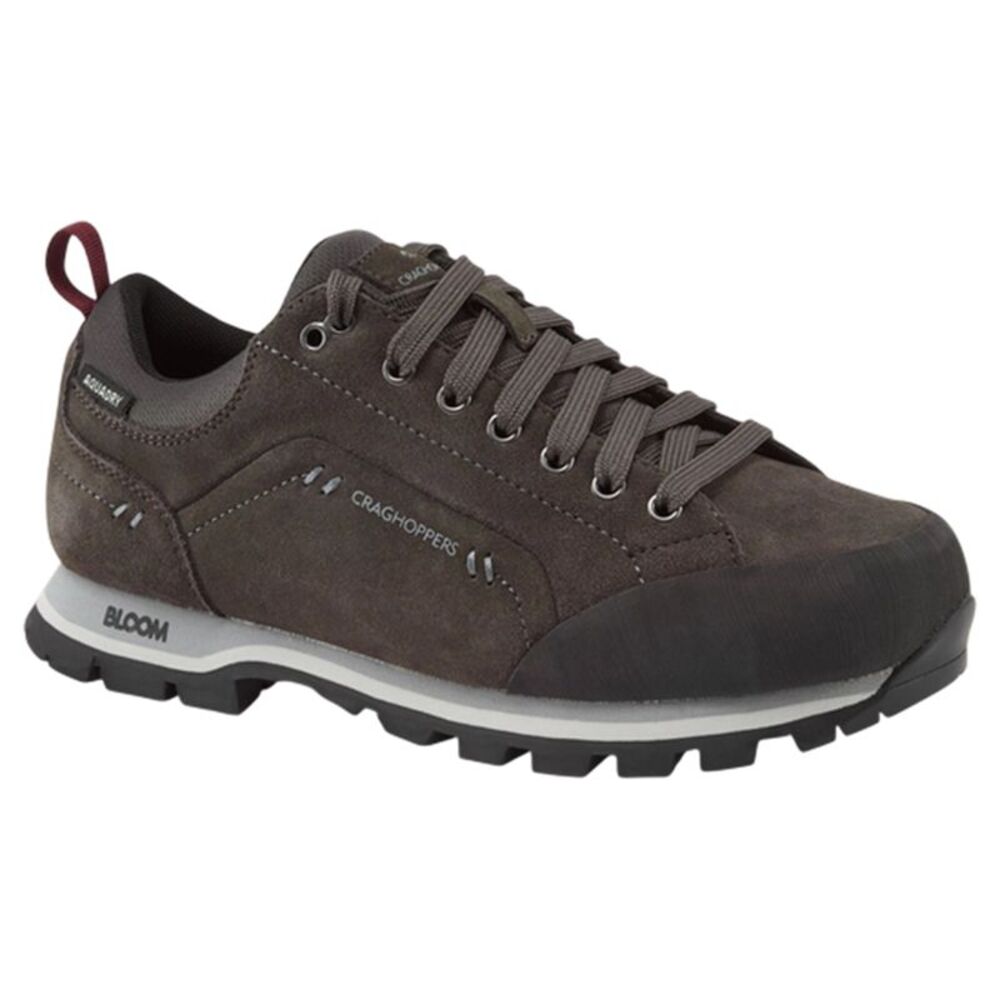 Craghoppers Womens/Ladies Jacara 2 Leather Sneakers / Dark Grey